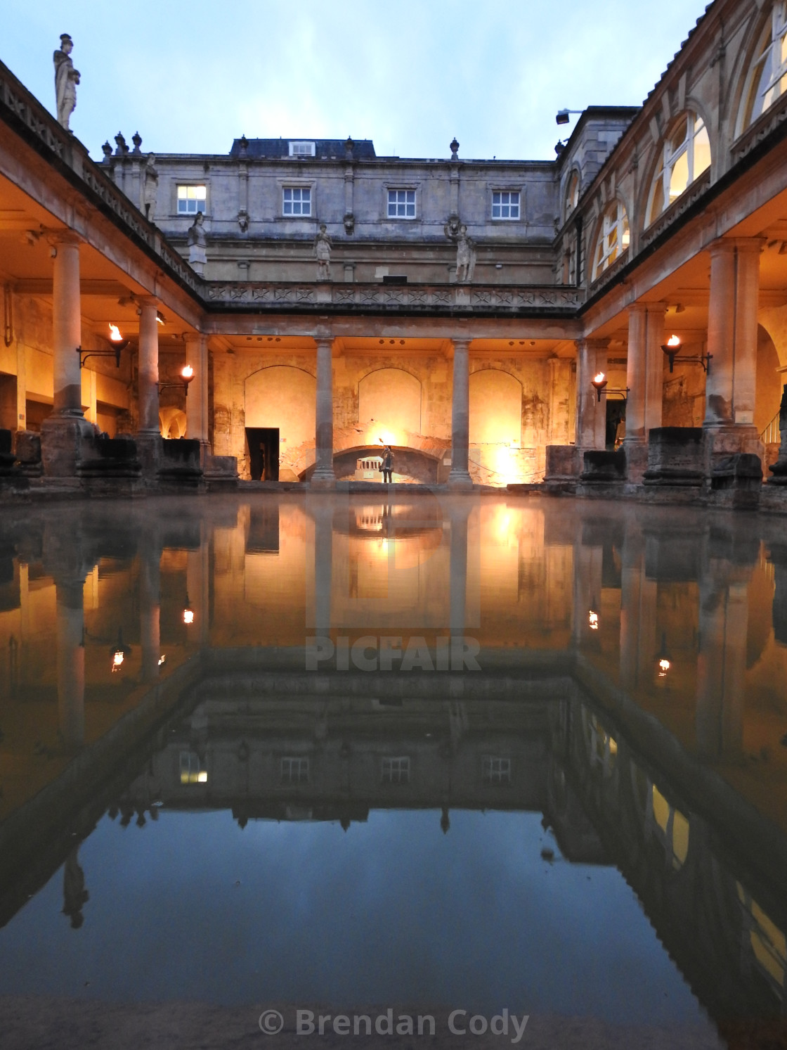 "The Great Roman Bath House" stock image