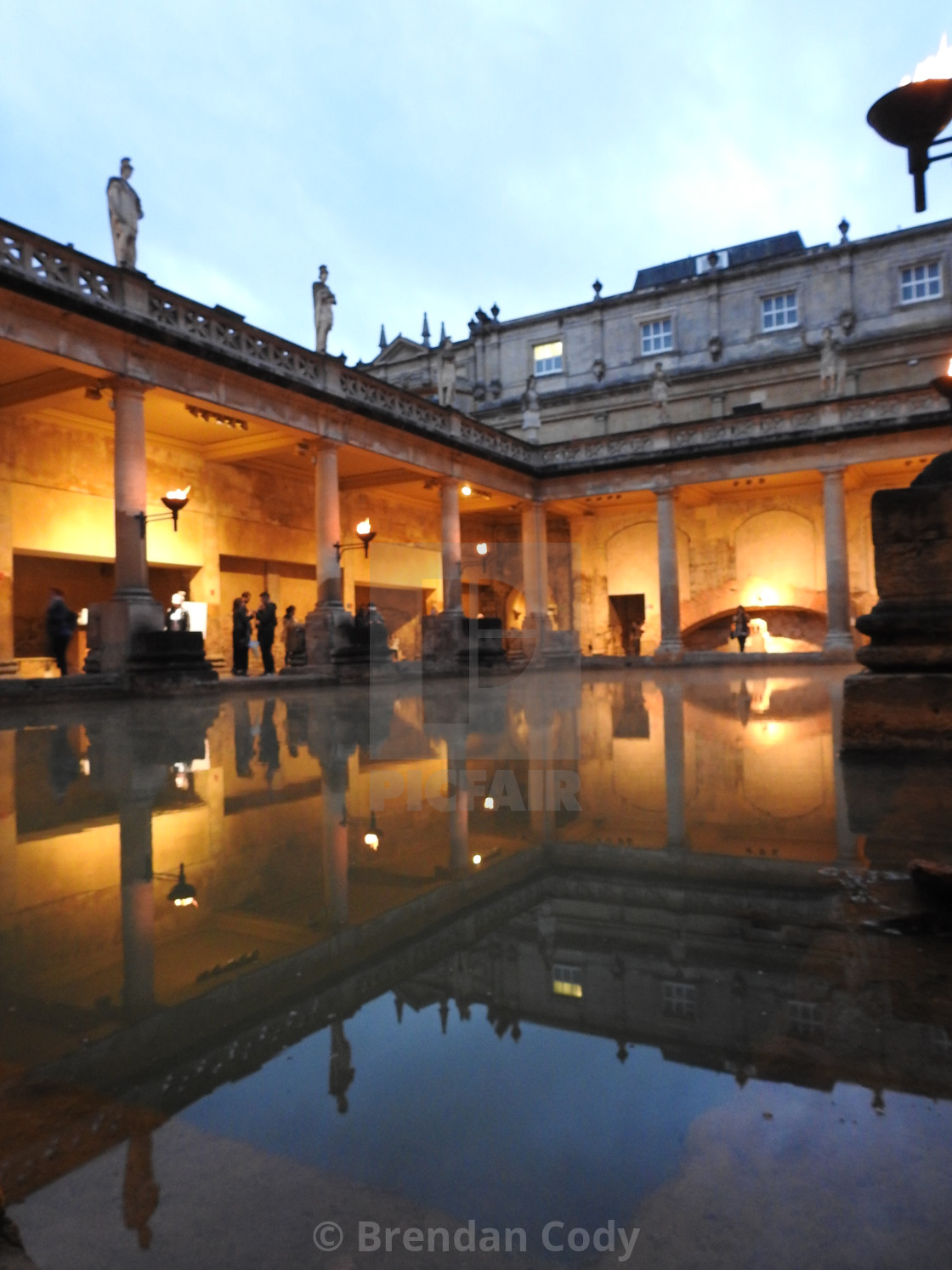 "The Great Roman Bath House" stock image