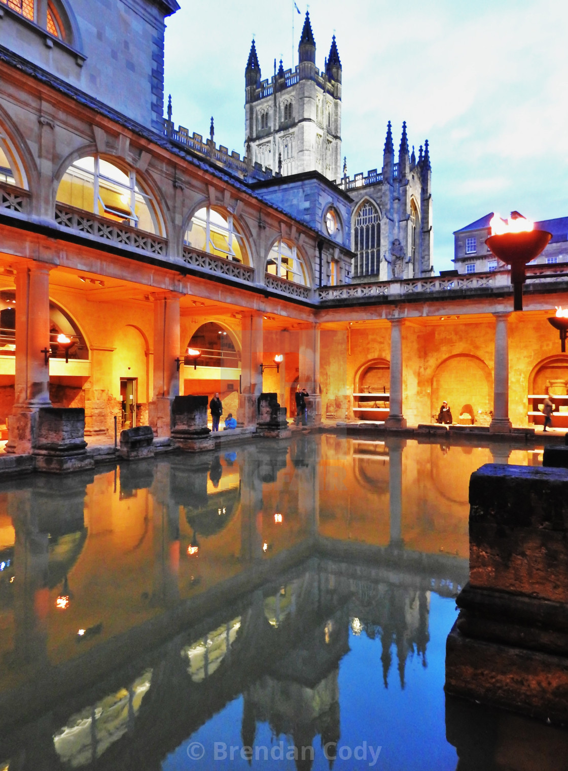 "The Great Roman Bath House" stock image