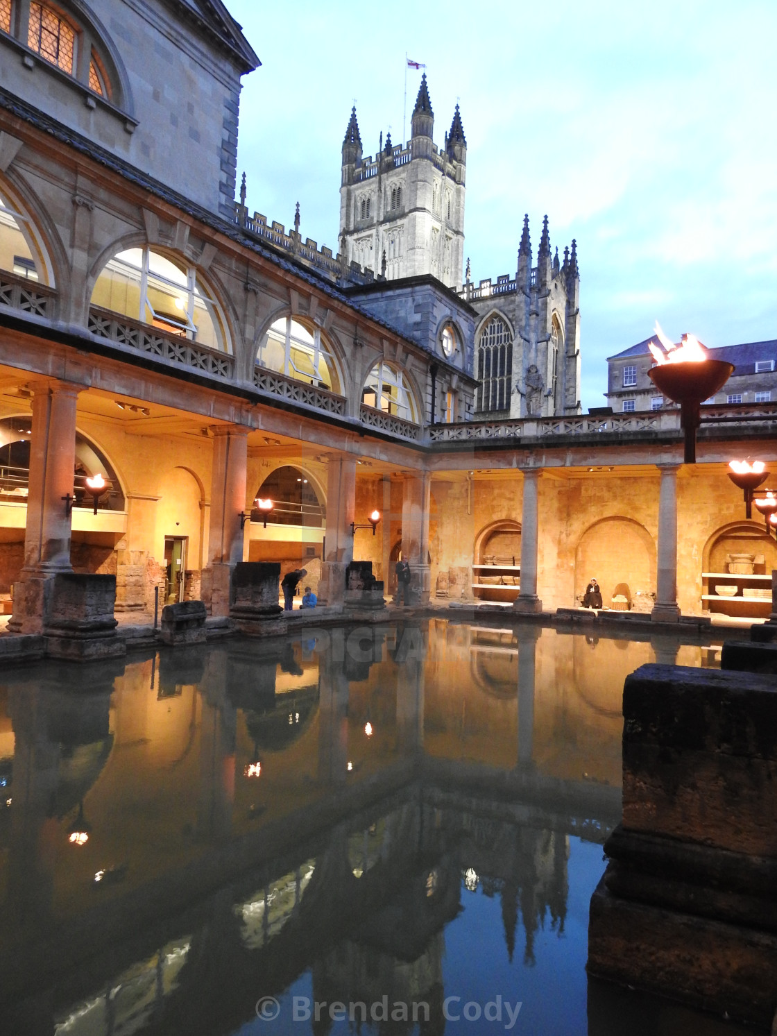 "The Great Roman Bath House" stock image