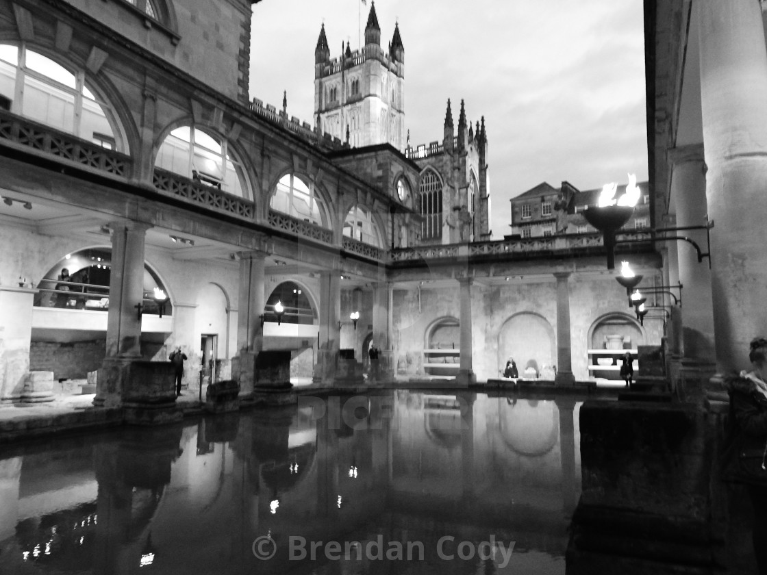 "The Great Roman Bath House" stock image