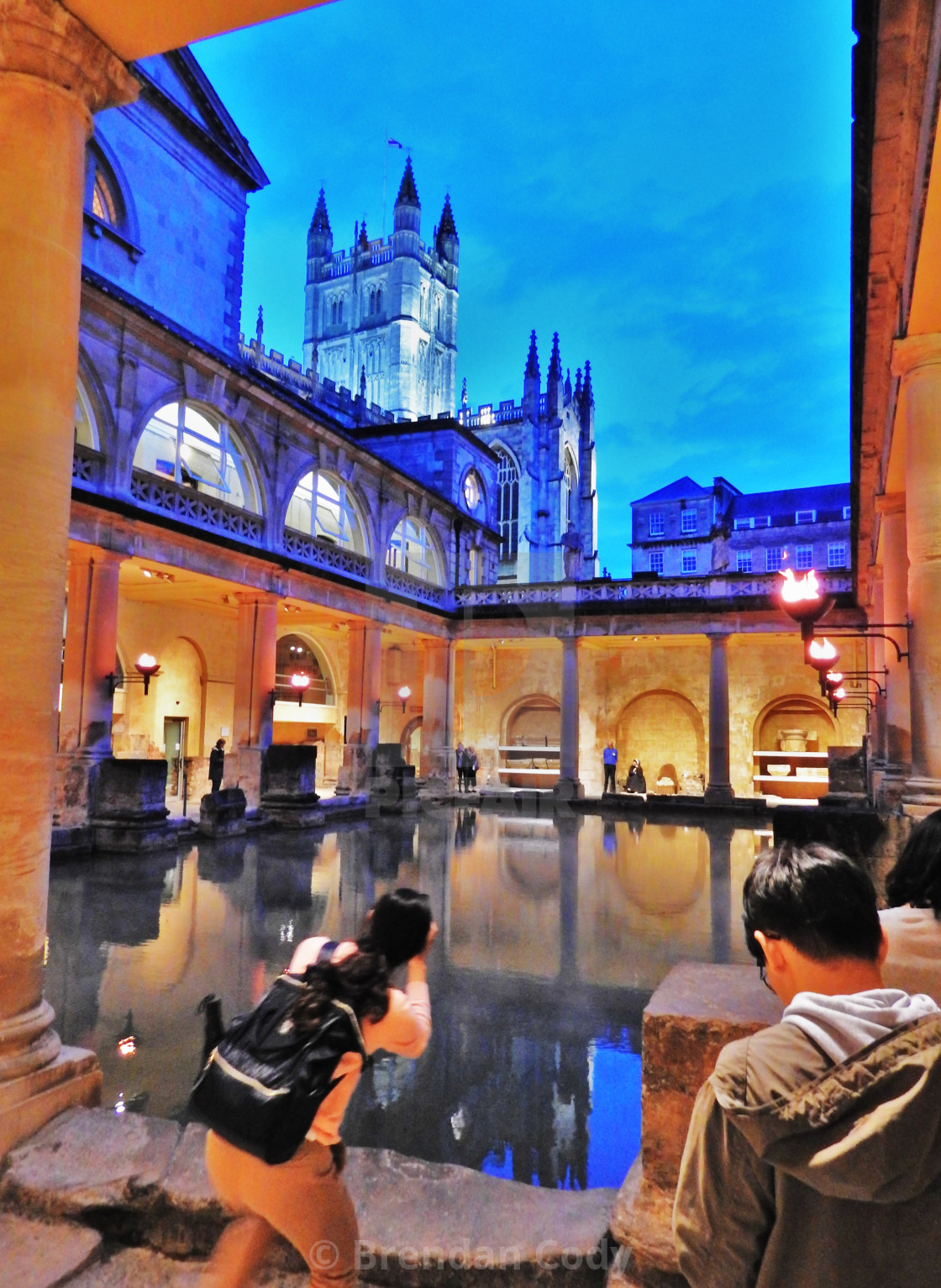 "The Great Roman Bath House" stock image