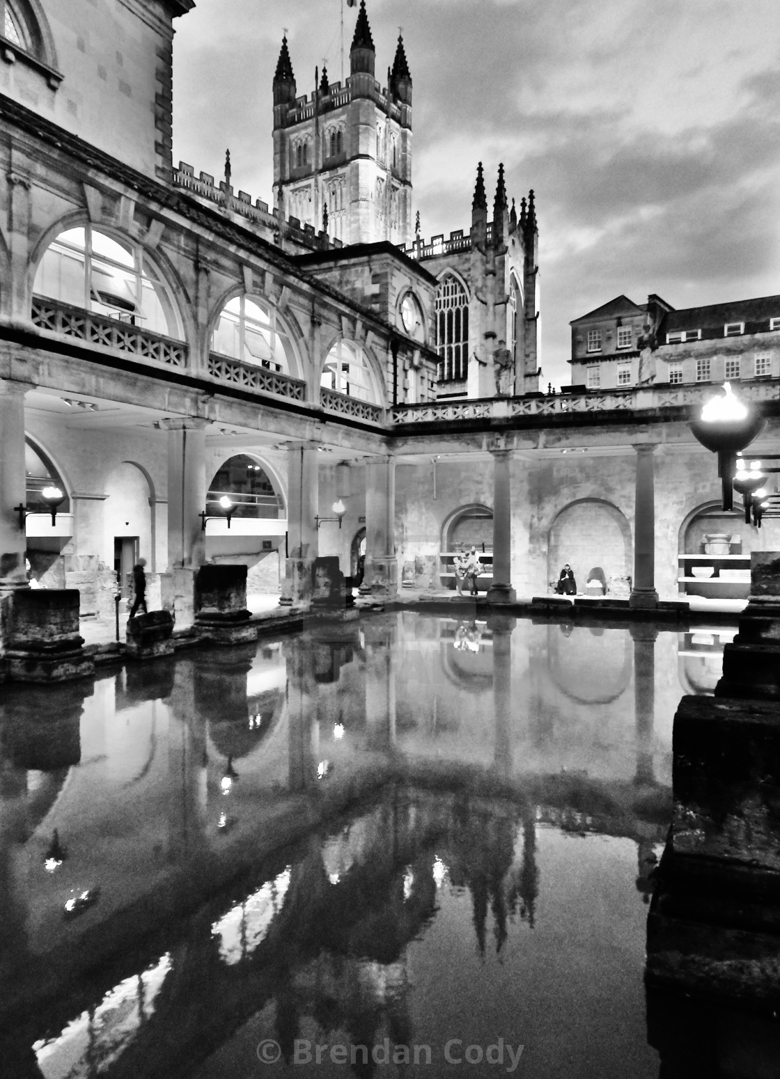 "The Great Roman Bath House" stock image