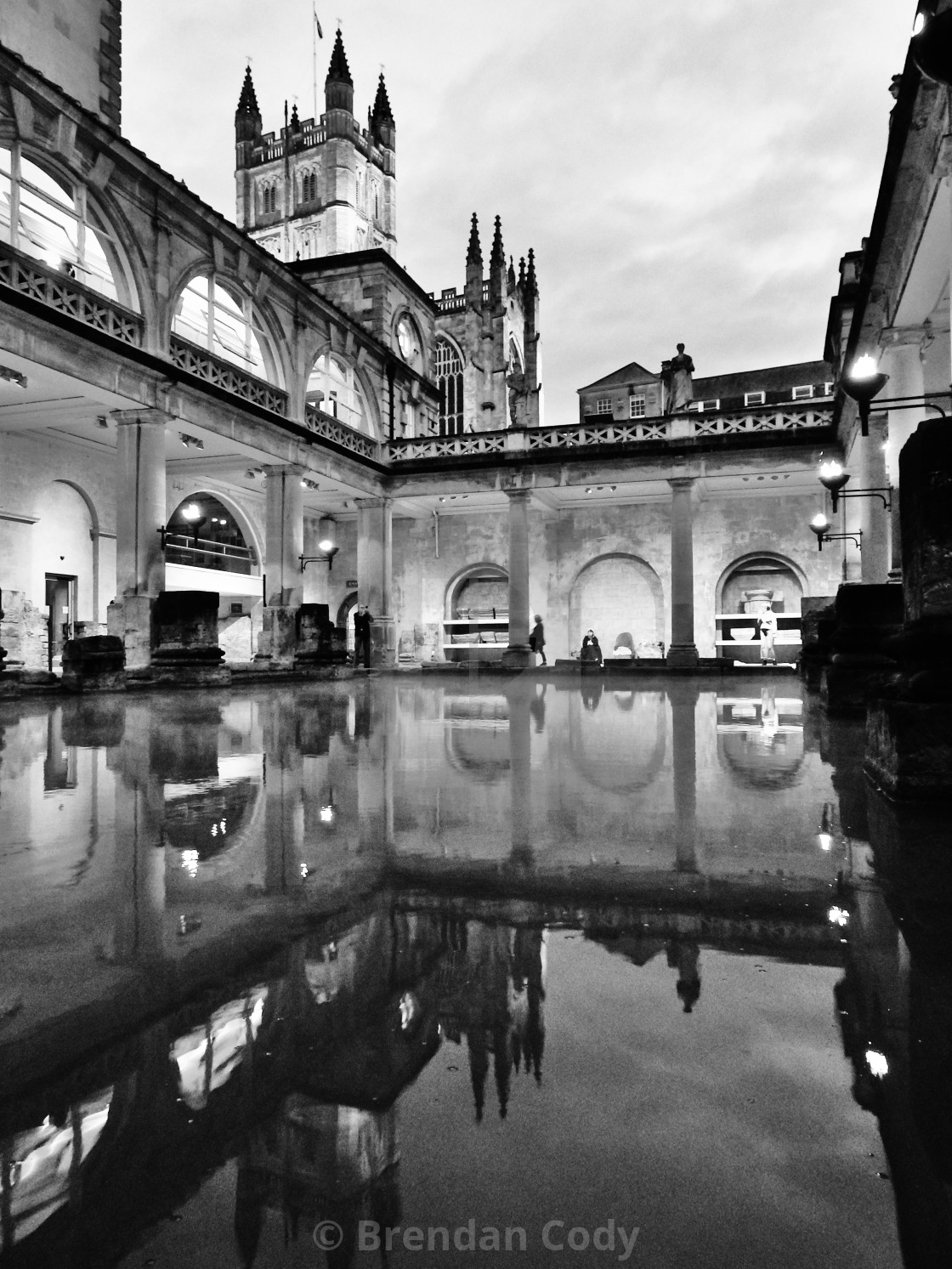 "The Great Roman Bath House" stock image