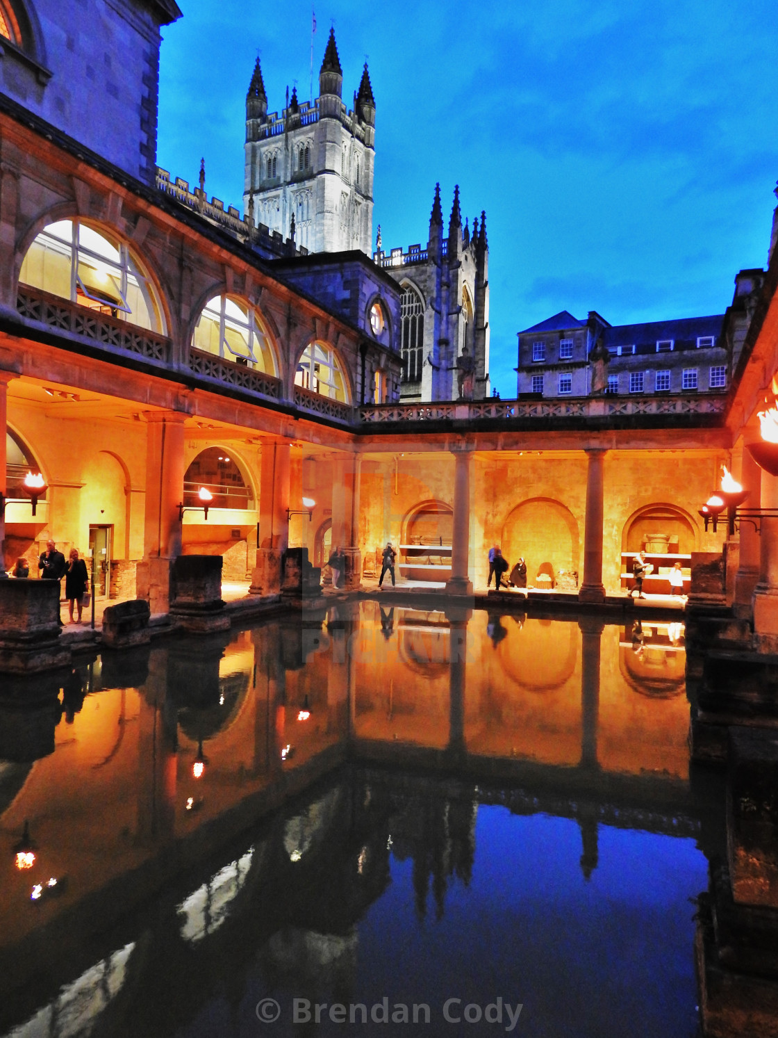 "The Great Roman Bath House" stock image