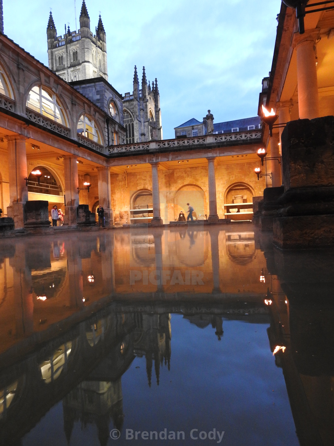 "The Great Roman Bath House" stock image