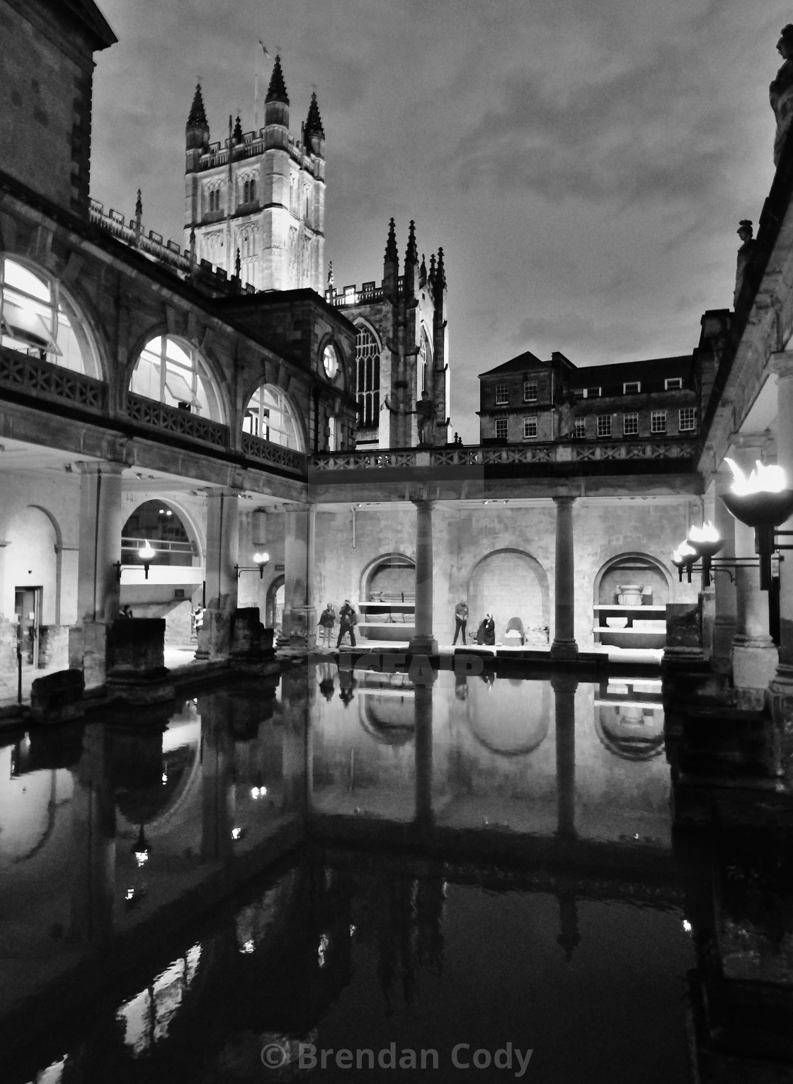 "The Great Roman Bath House" stock image