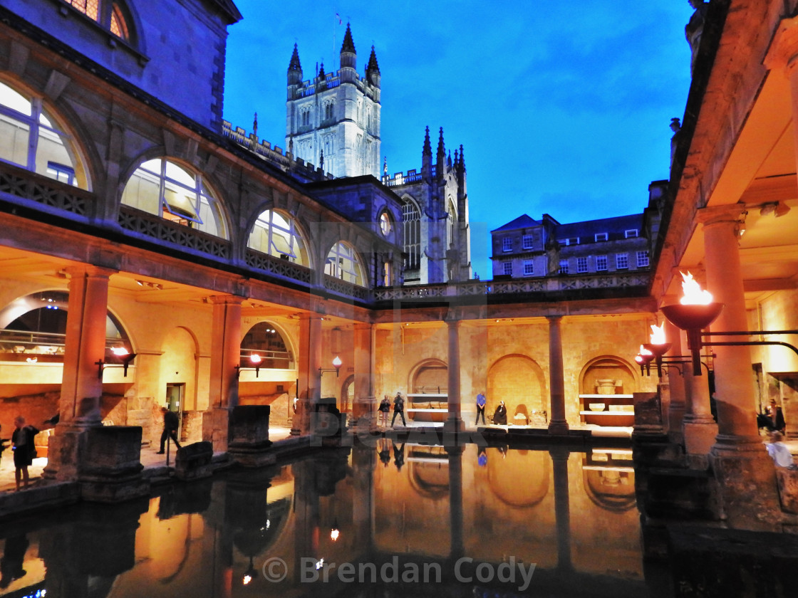 "The Great Roman Bath House" stock image