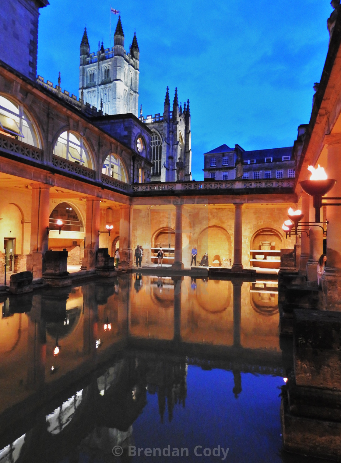 "The Great Roman Bath House" stock image