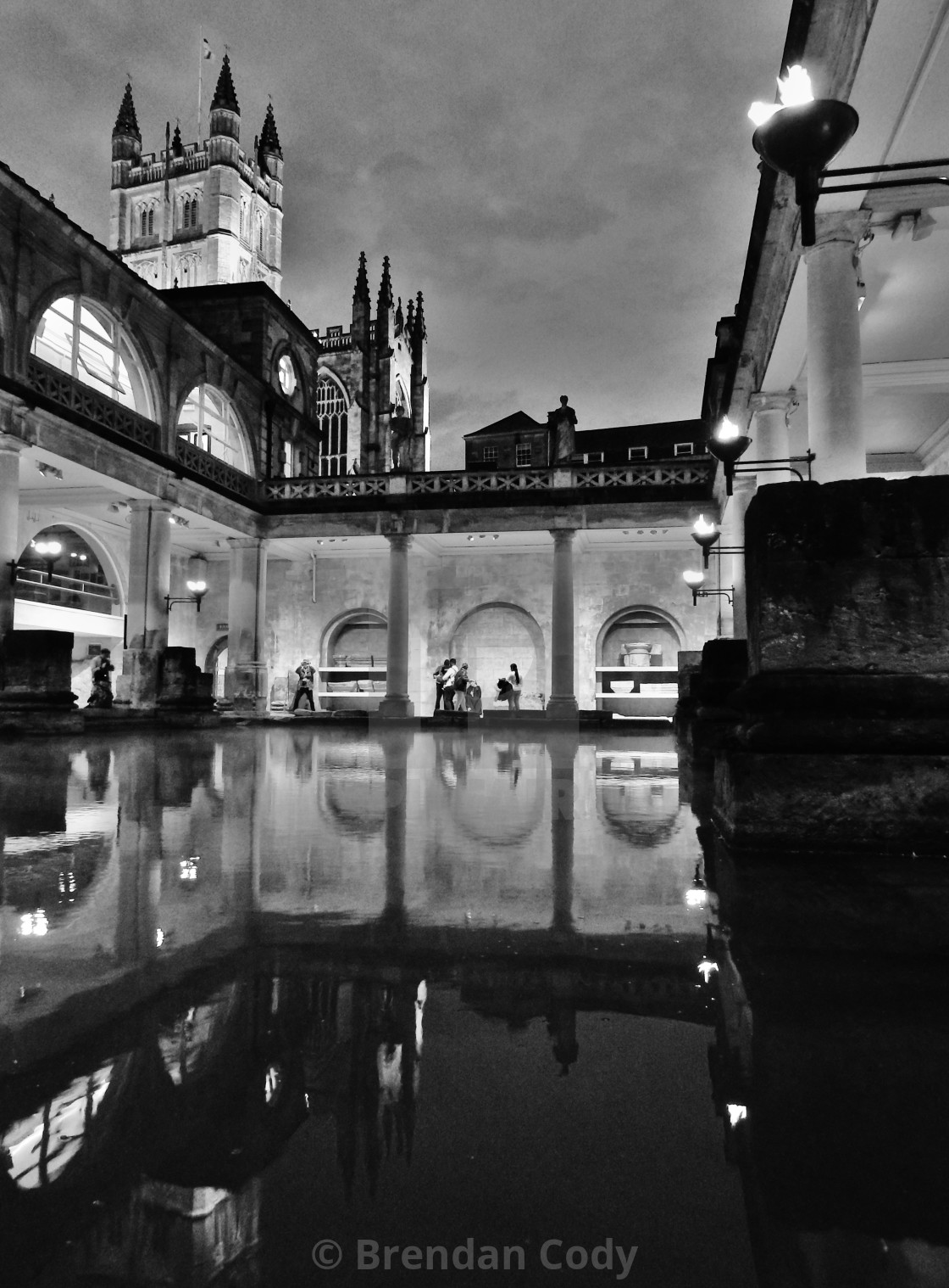 "The Great Roman Bath House" stock image