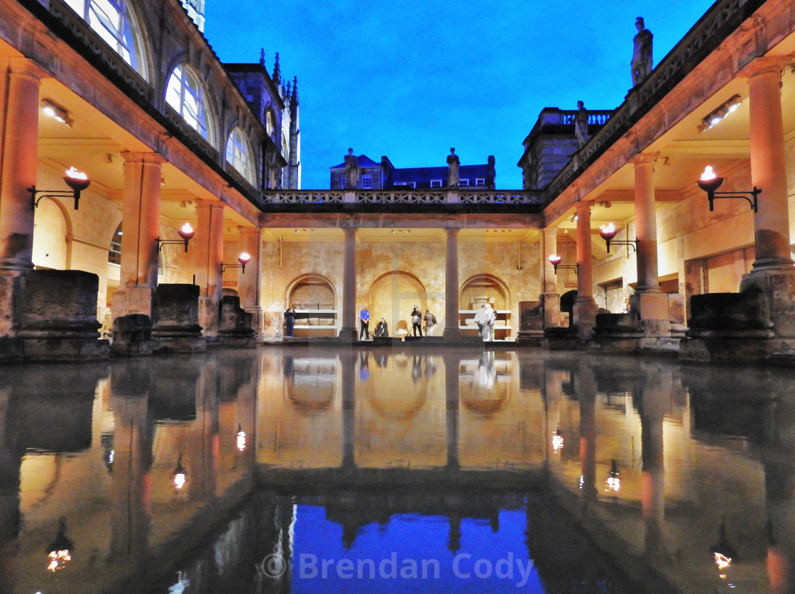 "The Great Roman Bath House" stock image