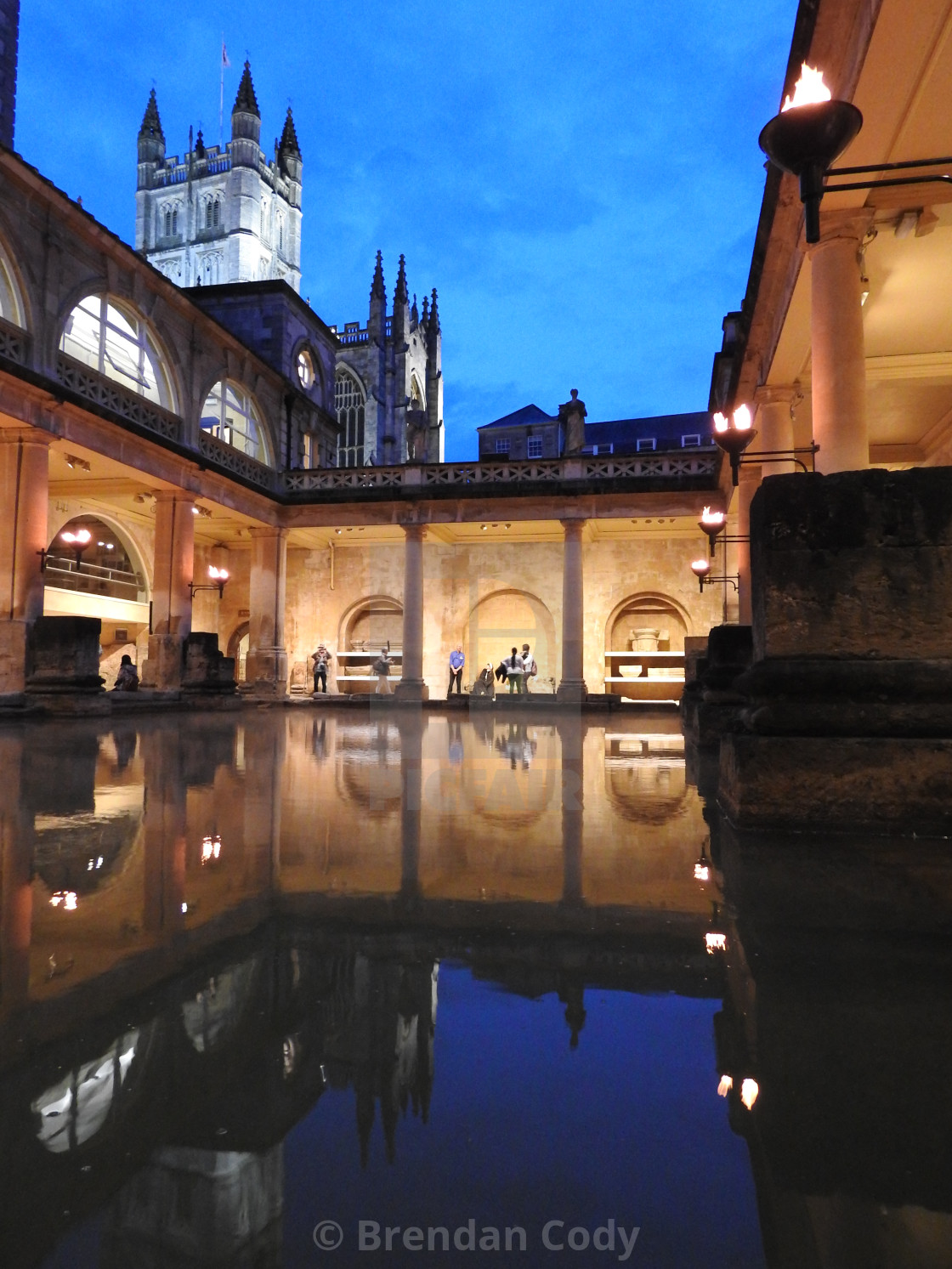 "The Great Roman Bath House" stock image