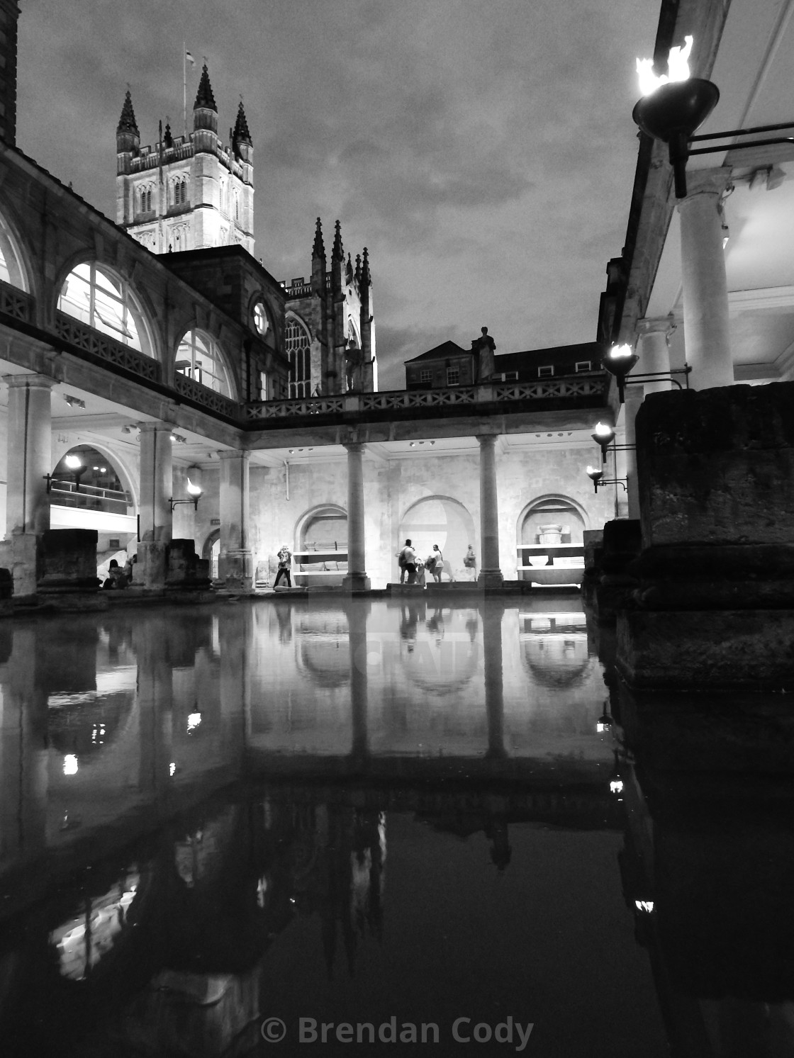 "The Great Roman Bath House" stock image