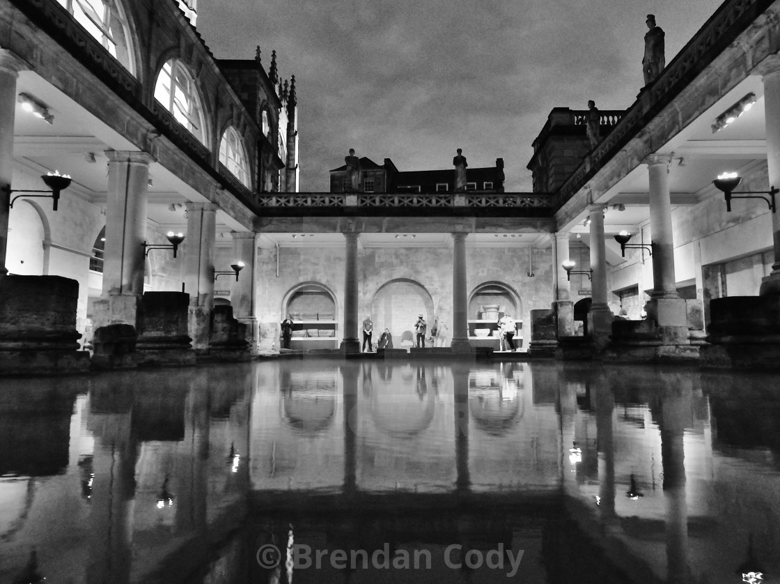 "The Great Roman Bath House" stock image