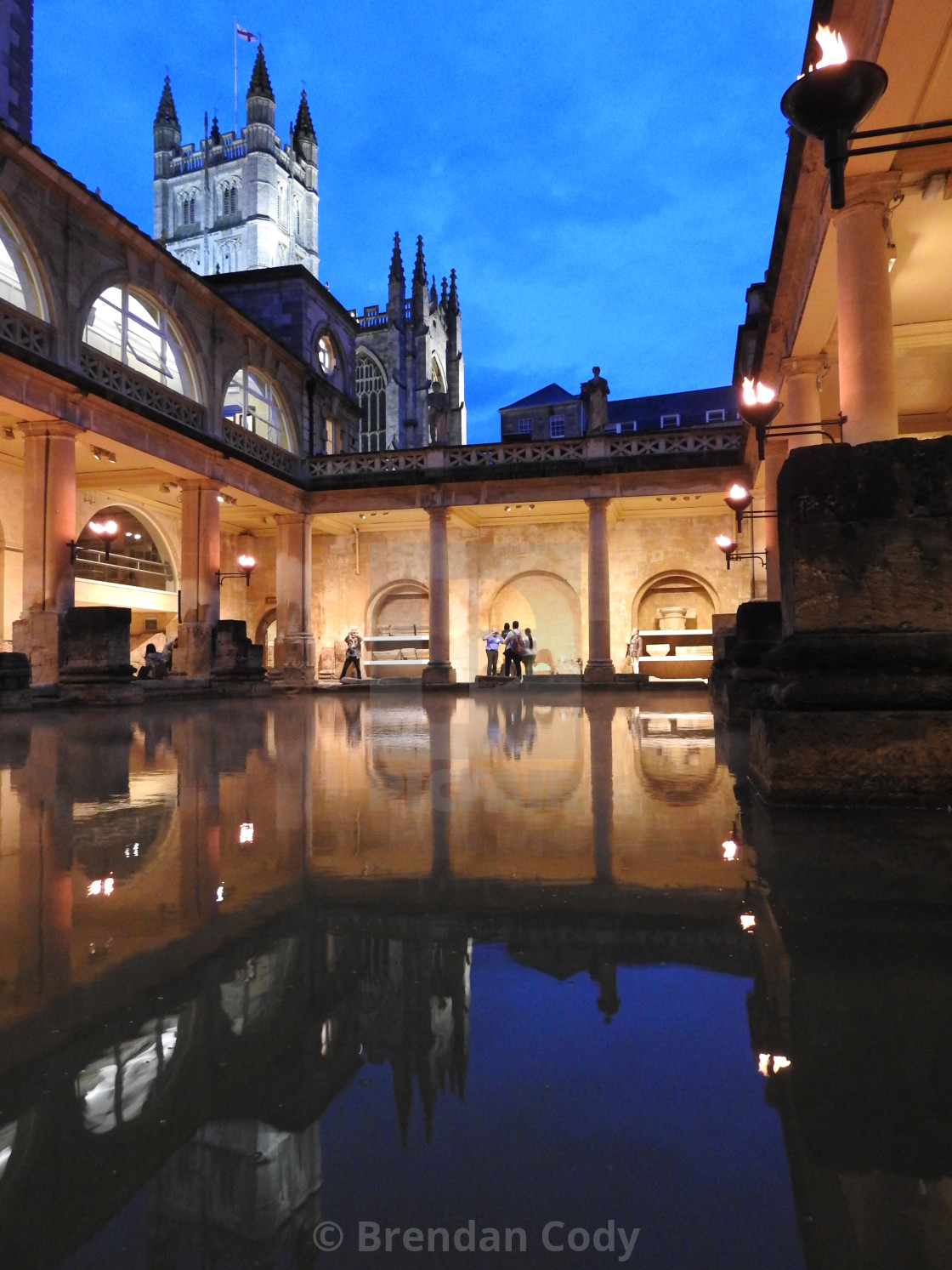 "The Great Roman Bath House" stock image