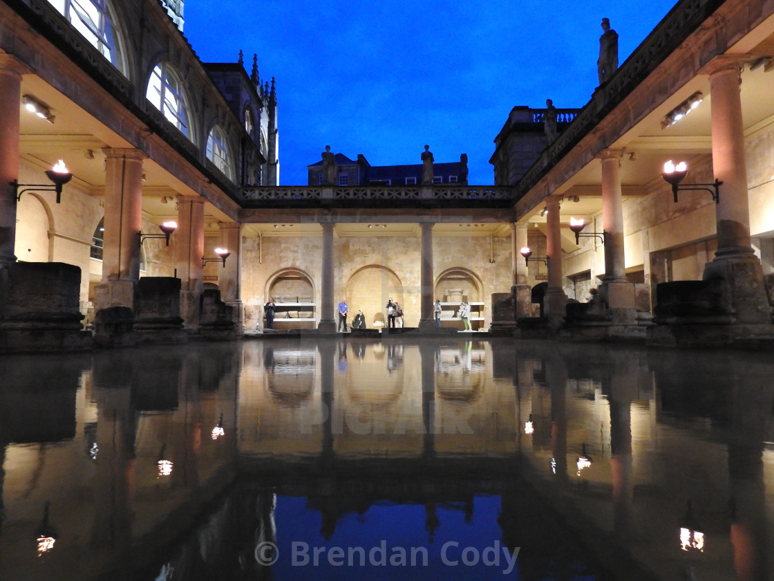 "The Great Roman Bath House" stock image