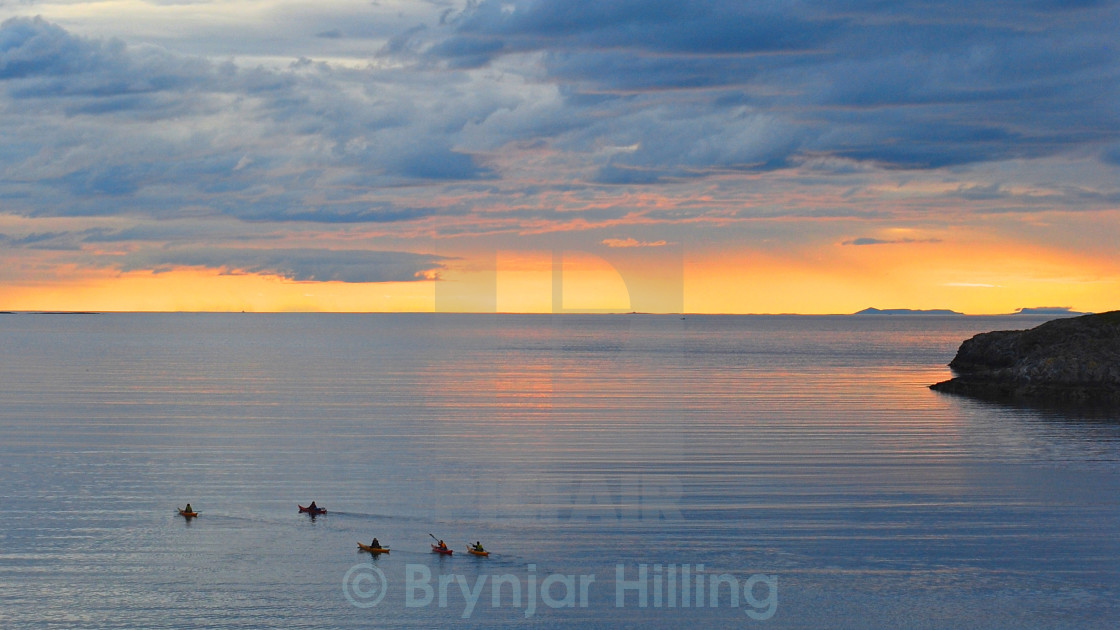 "5 seakayaks" stock image