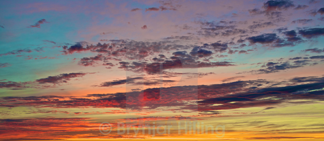 "Colourful sky" stock image