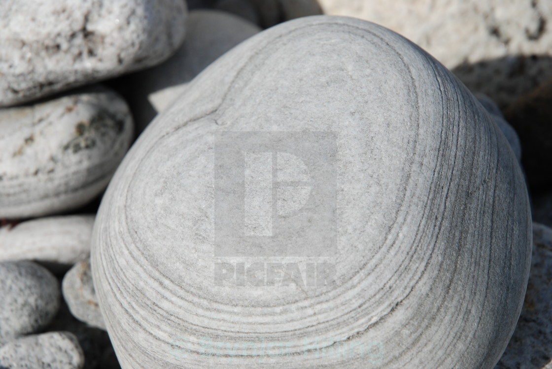 "Heart shaped stone" stock image