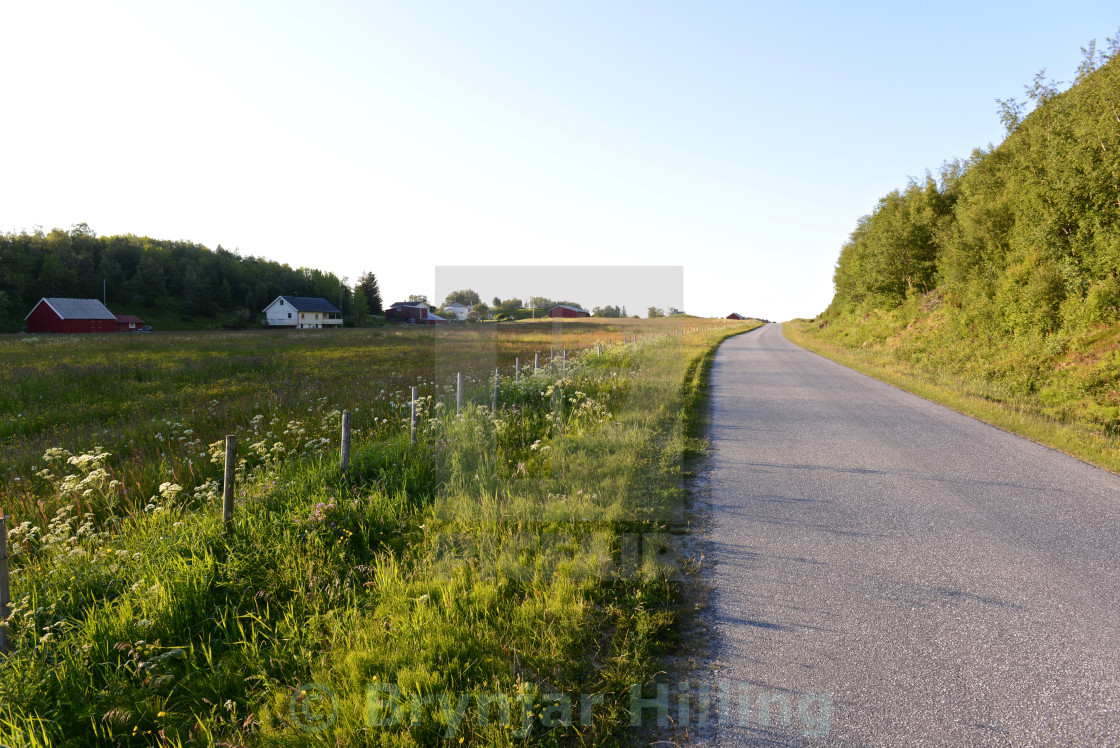 "Road in Northern Norway" stock image