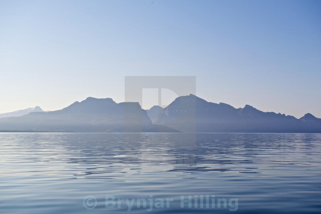 "Mountains and sea" stock image