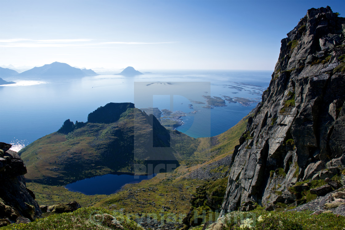 "Coastline view from top" stock image