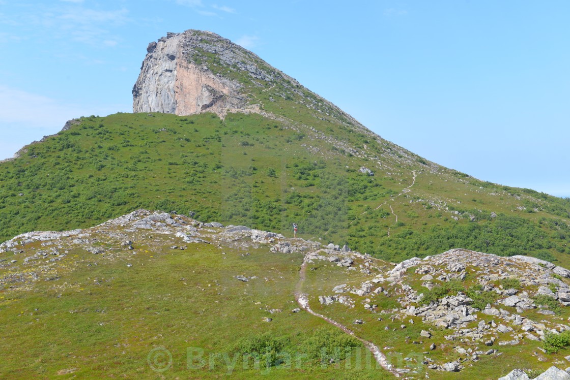 "trail for the mountain" stock image