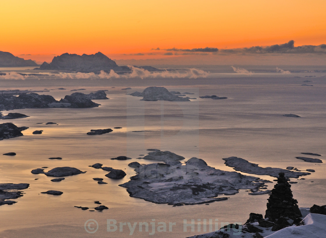 "Arctic landscape" stock image