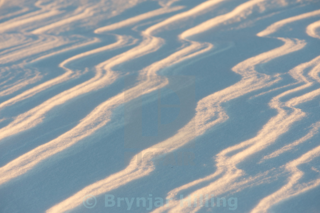 "Structure in snow" stock image