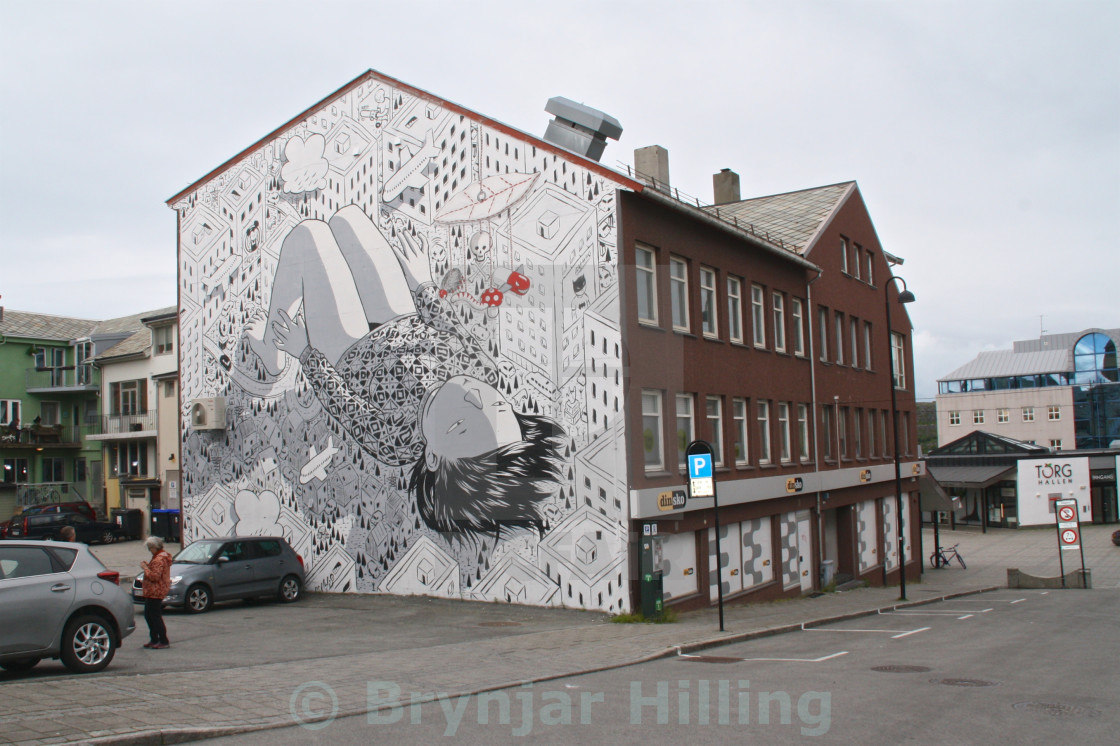 "Streetart in Bodø" stock image