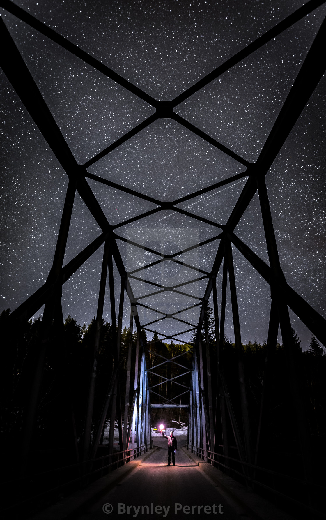 "The Bridge" stock image