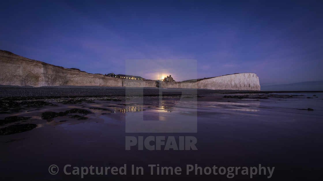 "The Gap The Moon & The Watchmen" stock image