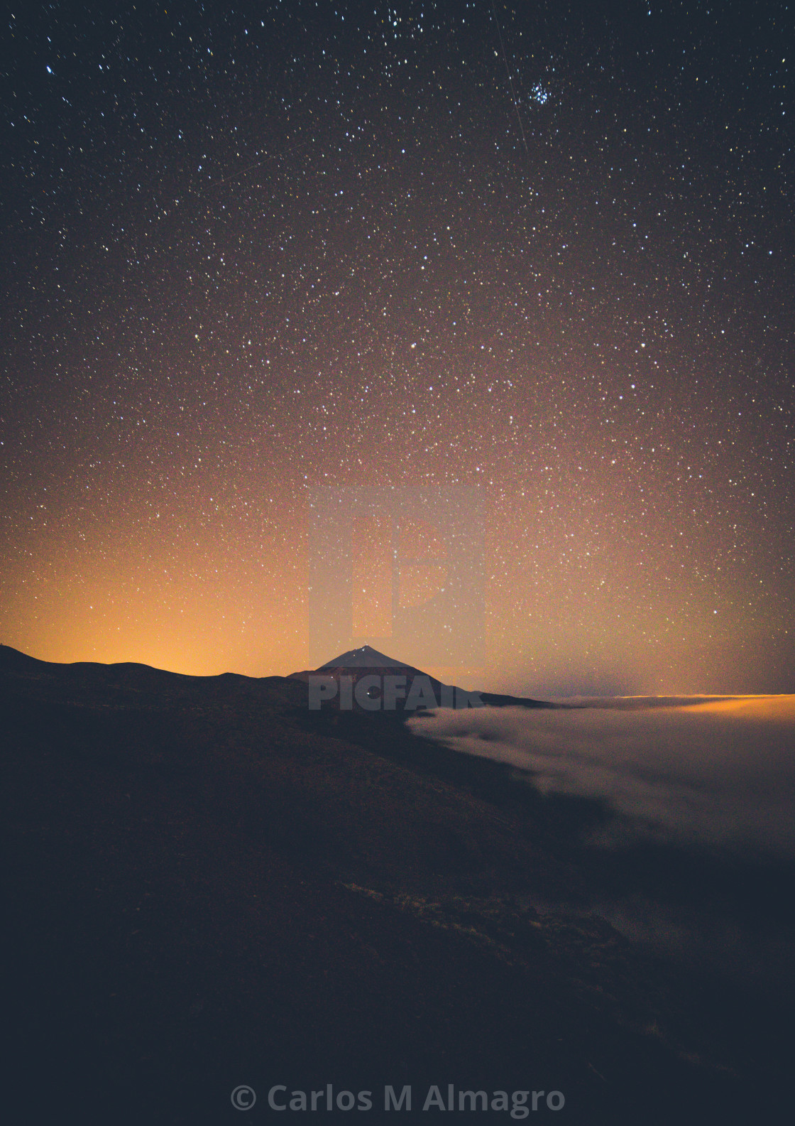 "Starry night" by Carlos M. Almagro - £18.60 "Starry night" stock image