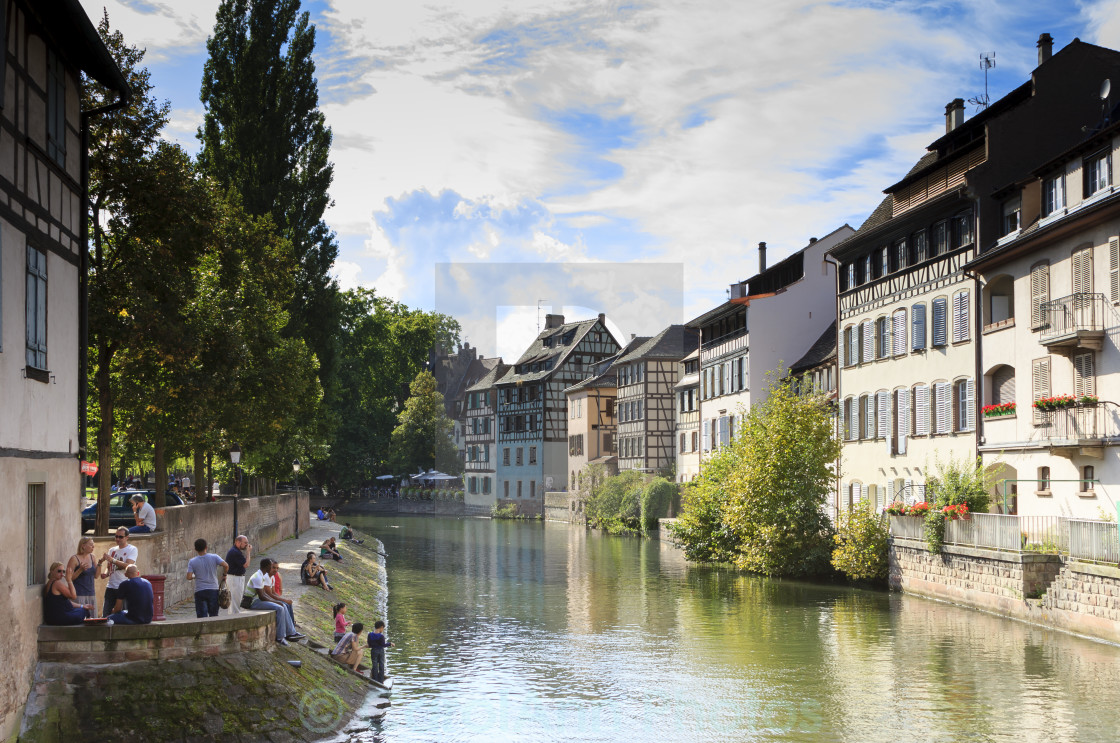 "Petite France, Strasbourg" stock image