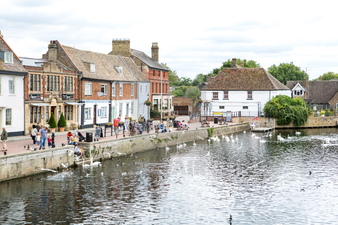 "The Old Riverport" stock image