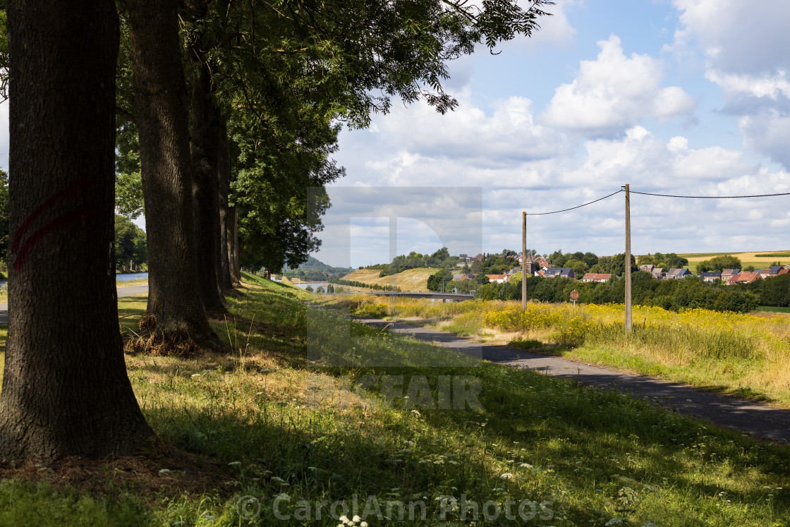 "Belgian landscape" stock image