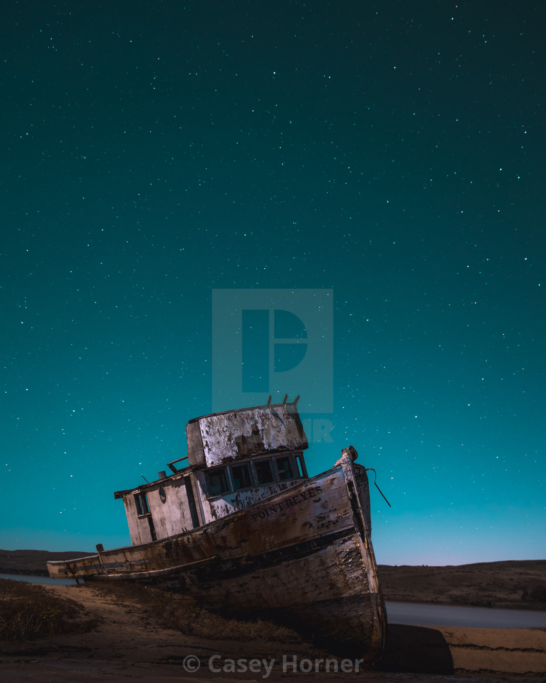 "Ghost ship" stock image