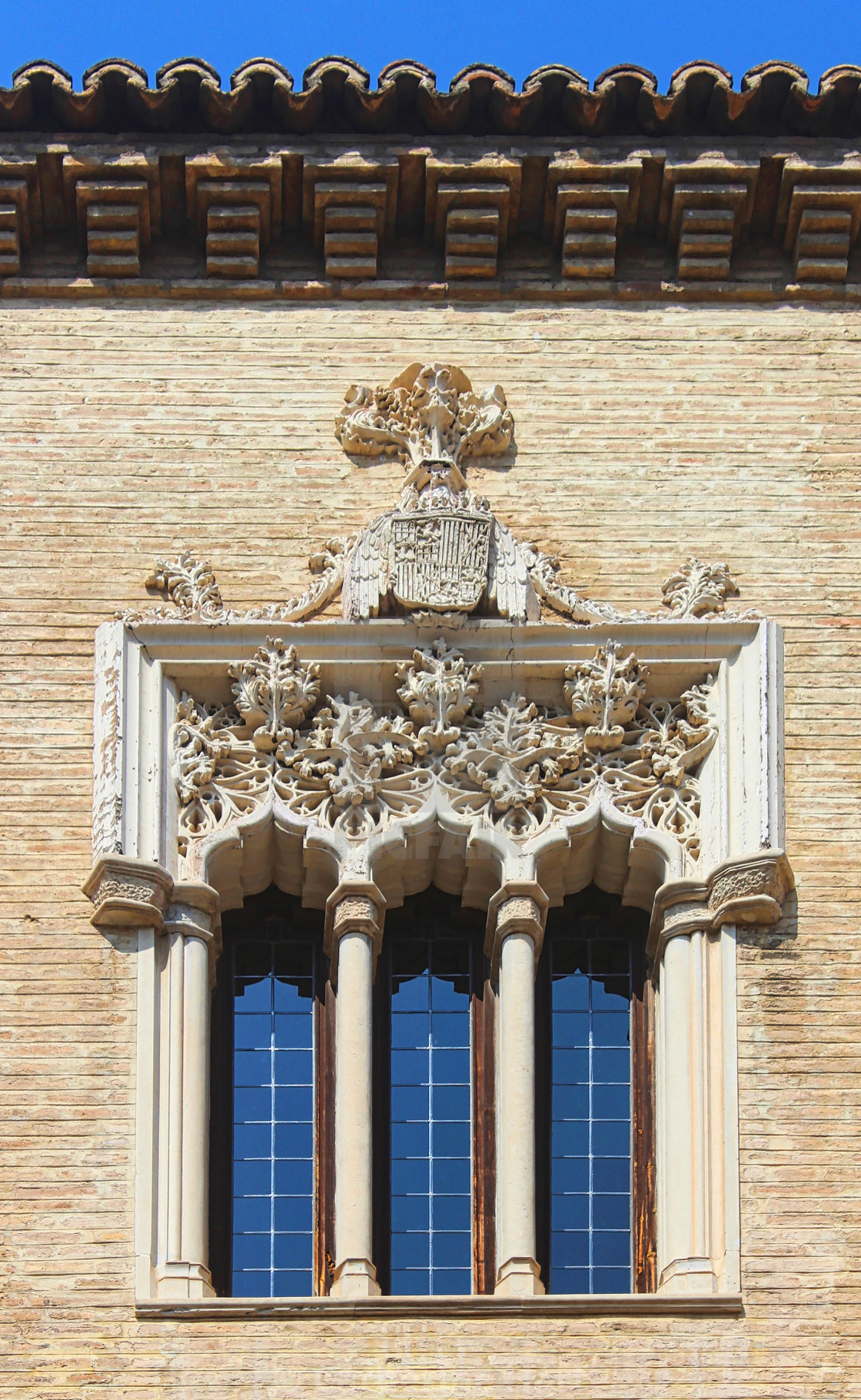 "Aljafería Palace, Zaragoza (Spain)" stock image
