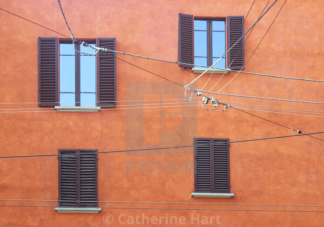 "Bologna tramlines" stock image