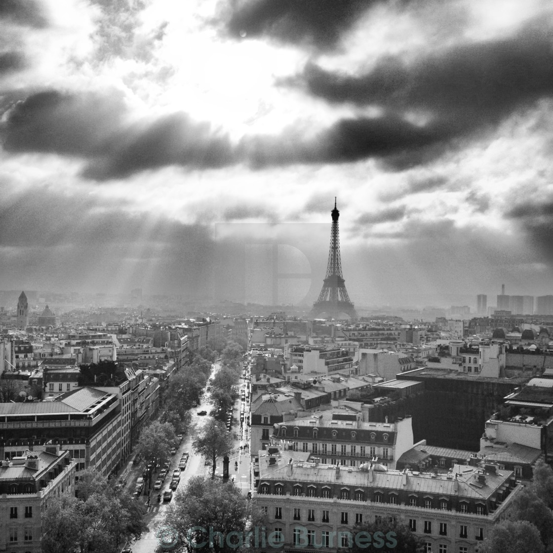 "Paris From Above" stock image