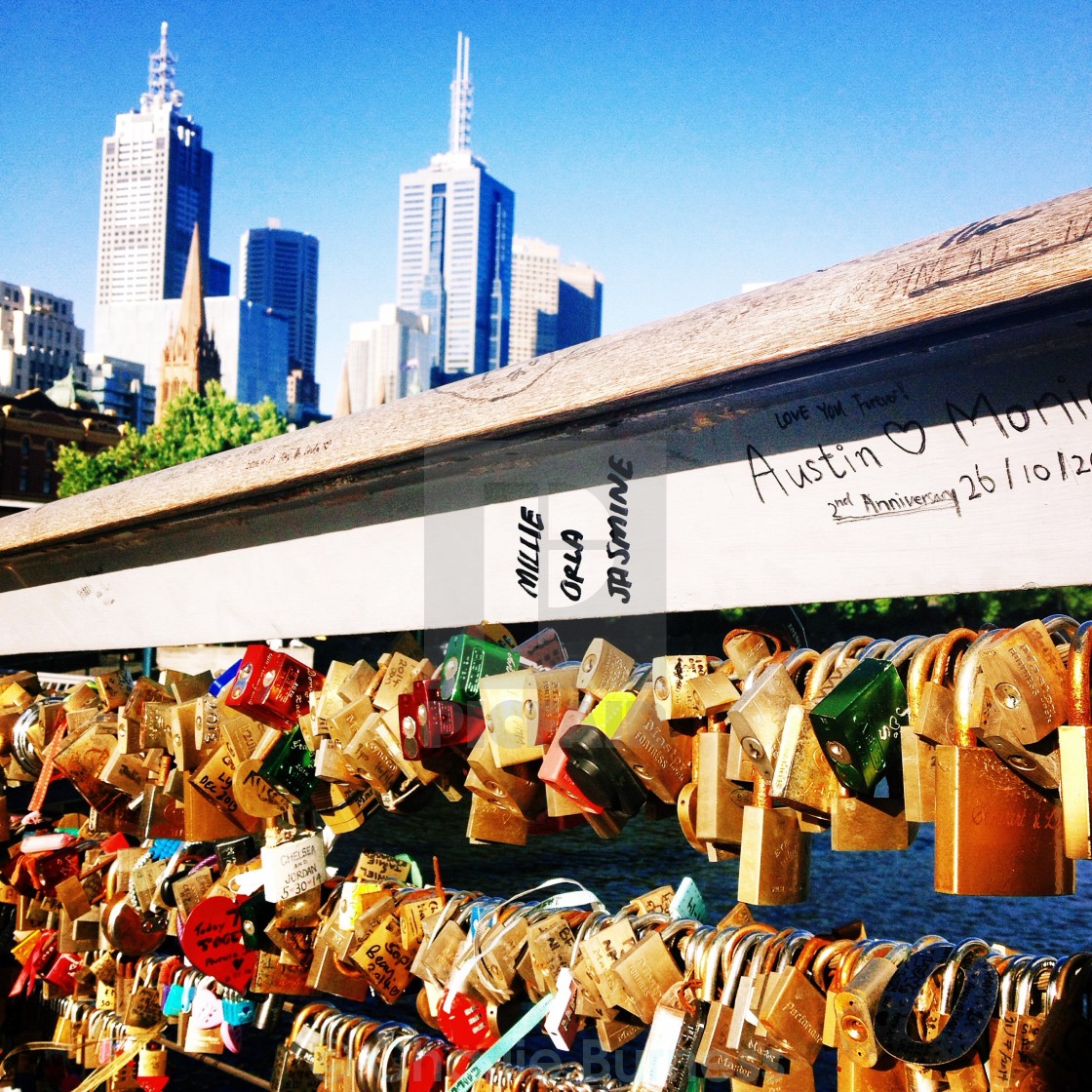 "Melbourne does Paris" stock image