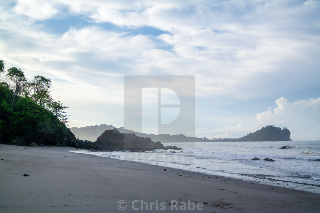 "Beach in Costa Rica" stock image