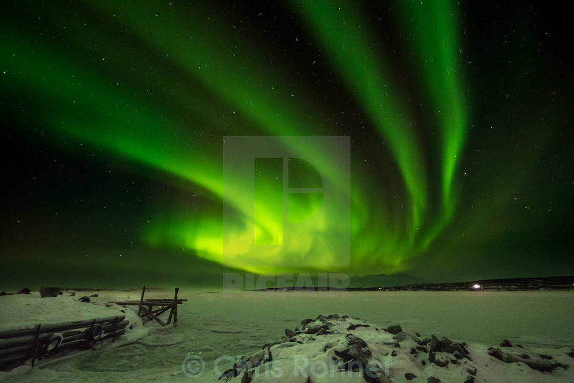 "Northern lights" stock image