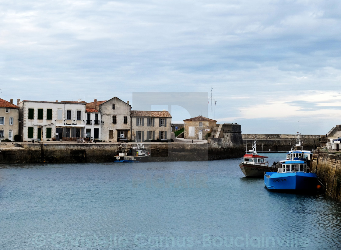 "Cloudy day in St Martin de Ré" by Christelle Camus-Bouclainville - $7.67 "Cloudy day in St Martin de Ré" stock image