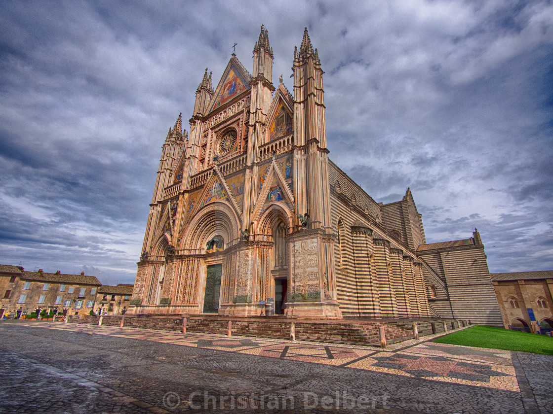 "Orvieto Cathedral (Duomo), Italy" by Christian Delbert - $15.42 "Orvieto Cathedral (Duomo), Italy" stock image