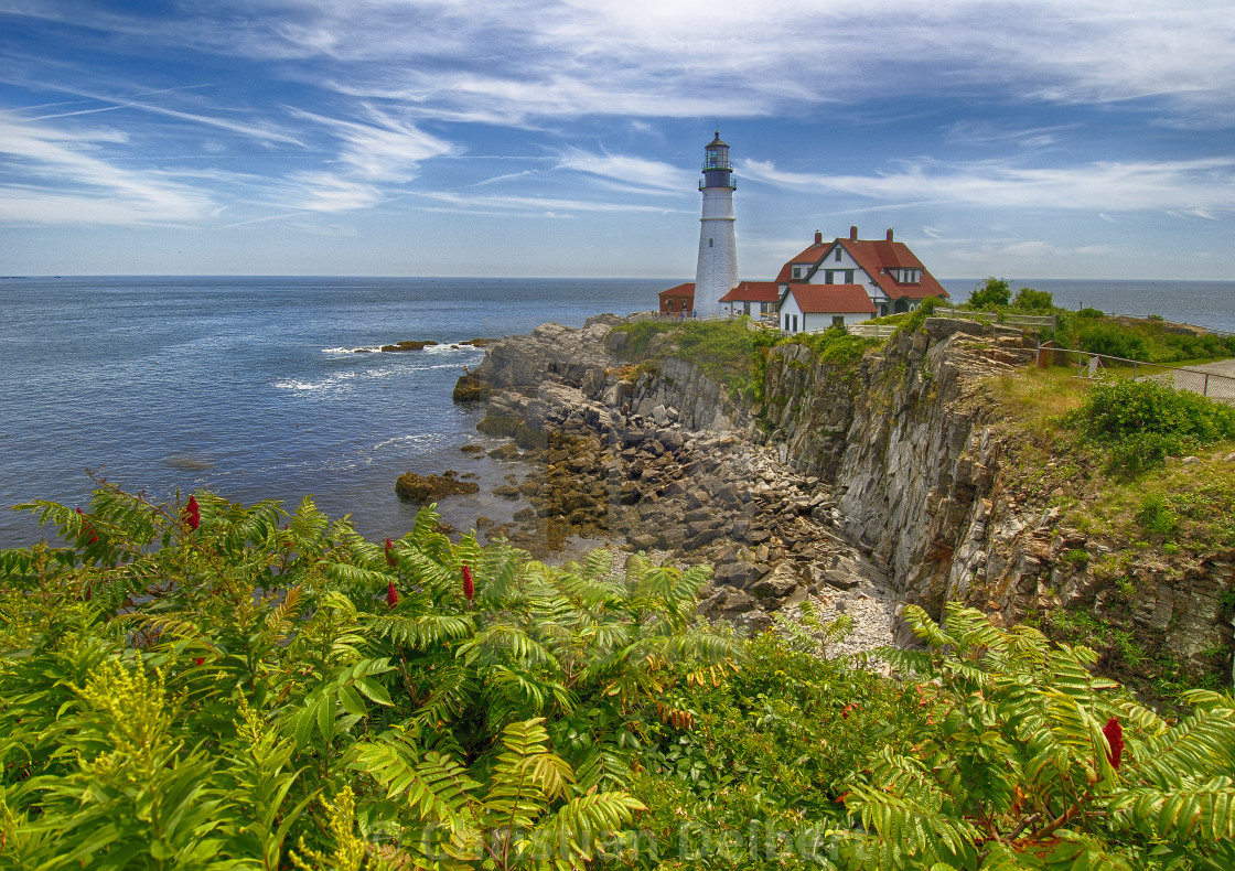 "Portland Head Light, Portland, ME" by Christian Delbert - $15.42 "Portland Head Light, Portland, ME" stock image