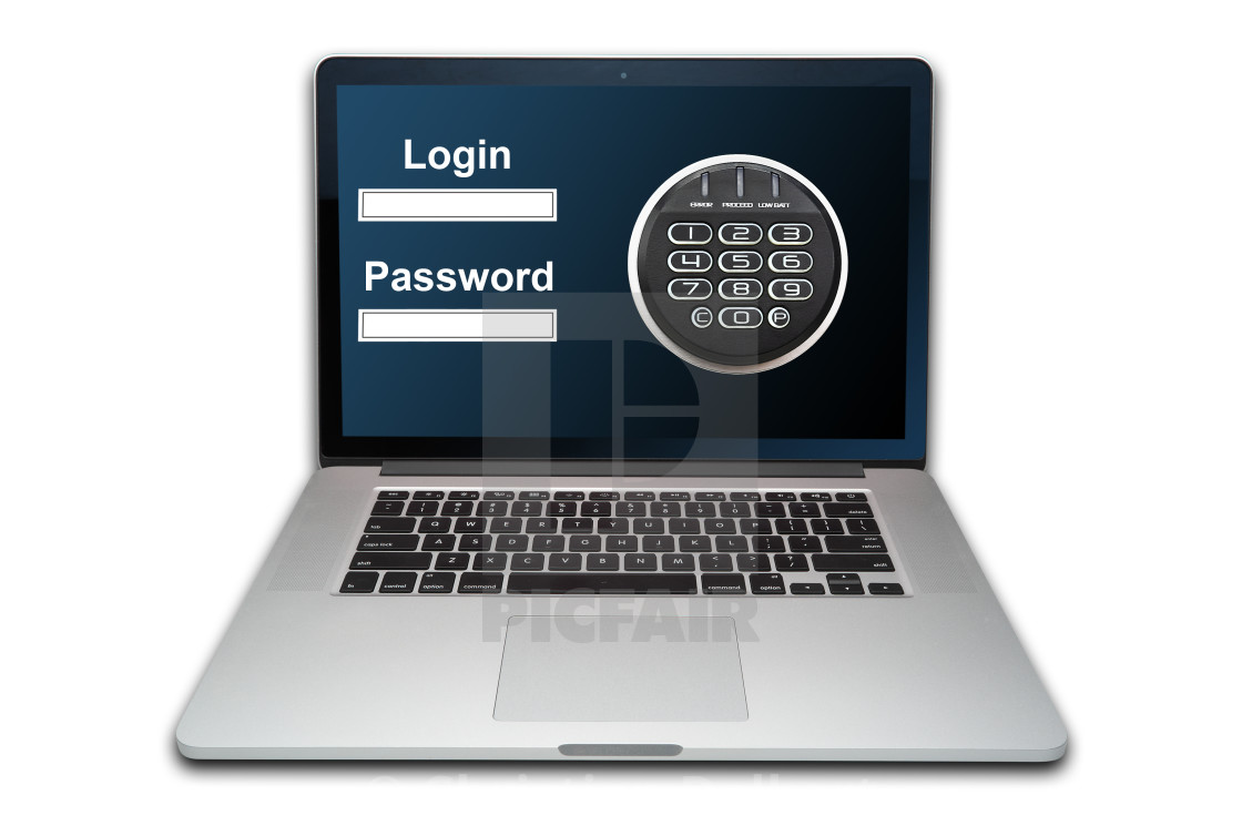 "Laptop internet security" by Christian Delbert - $15.42 "Laptop internet security" stock image