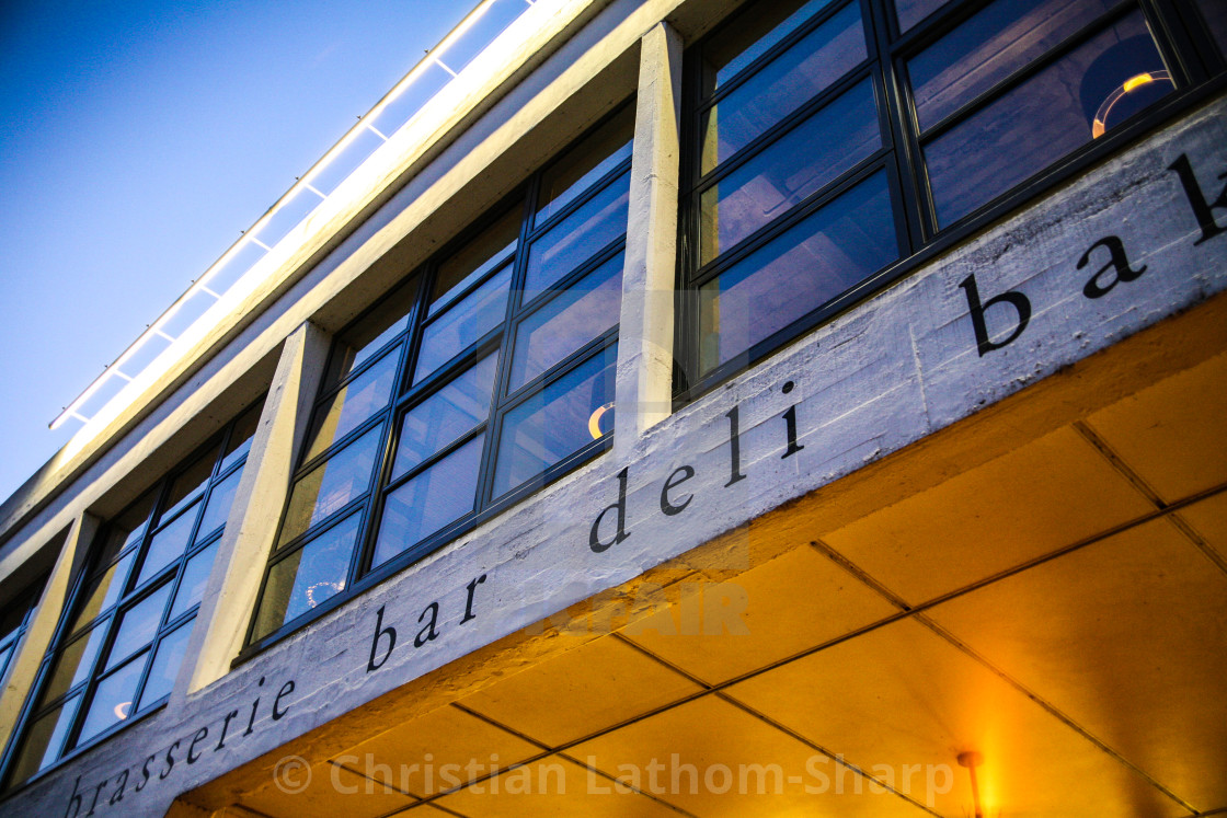 "Brasserie Bar Deli" stock image