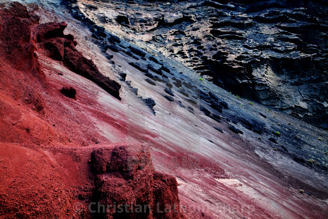 "Red Hot Rock" stock image