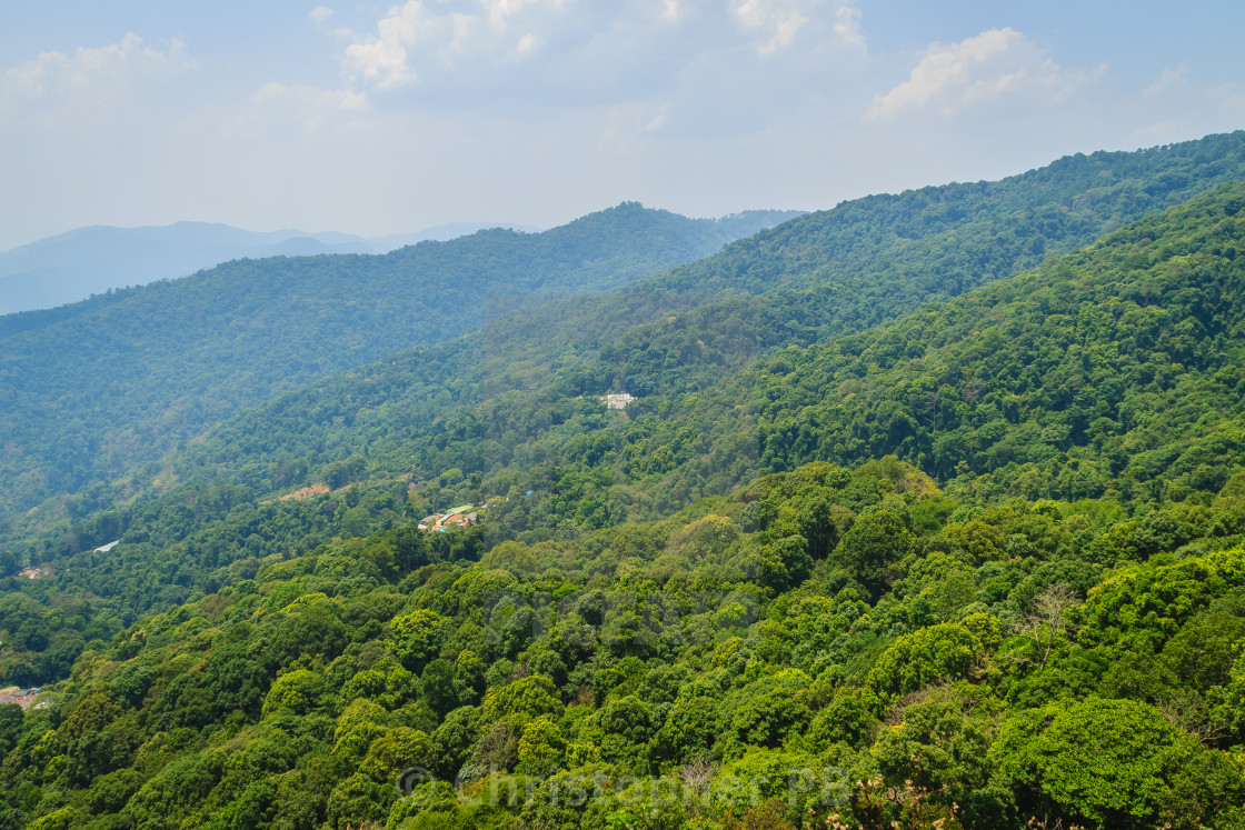 Green Mountain View At Doi Suthep Pui National Park Chiang Mai Thailand License Download Or Print For 1 24 Photos Picfair